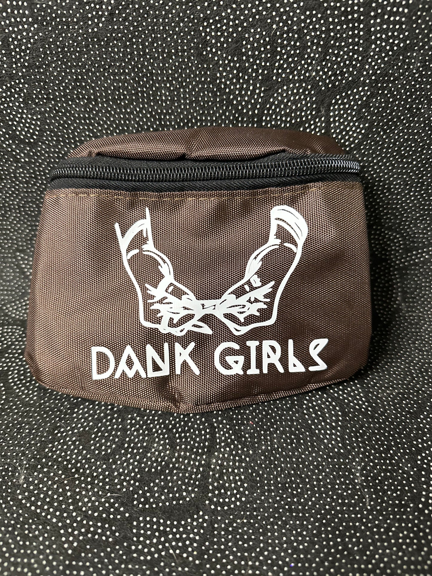 DankGirls Fanny Pack - Rolling Hands - Brown