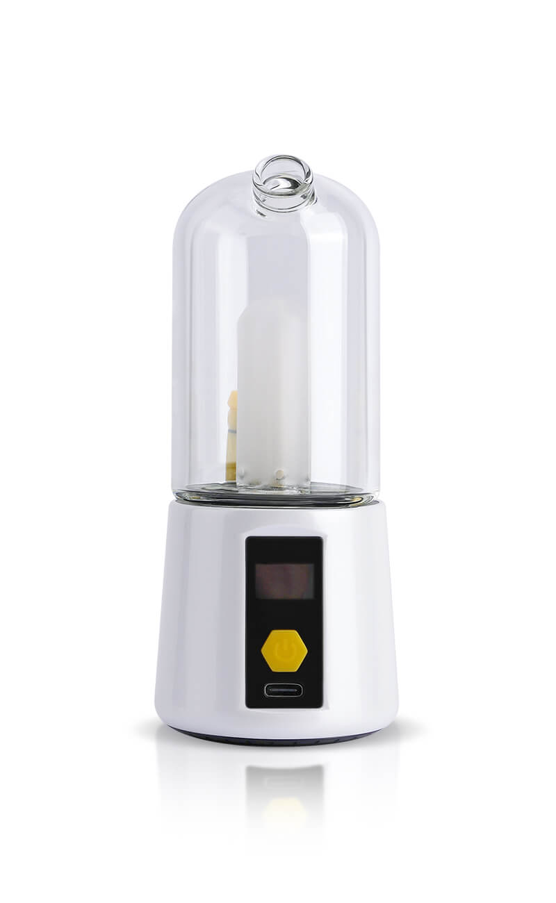 Bomb Portable Electric Dab Rig - White